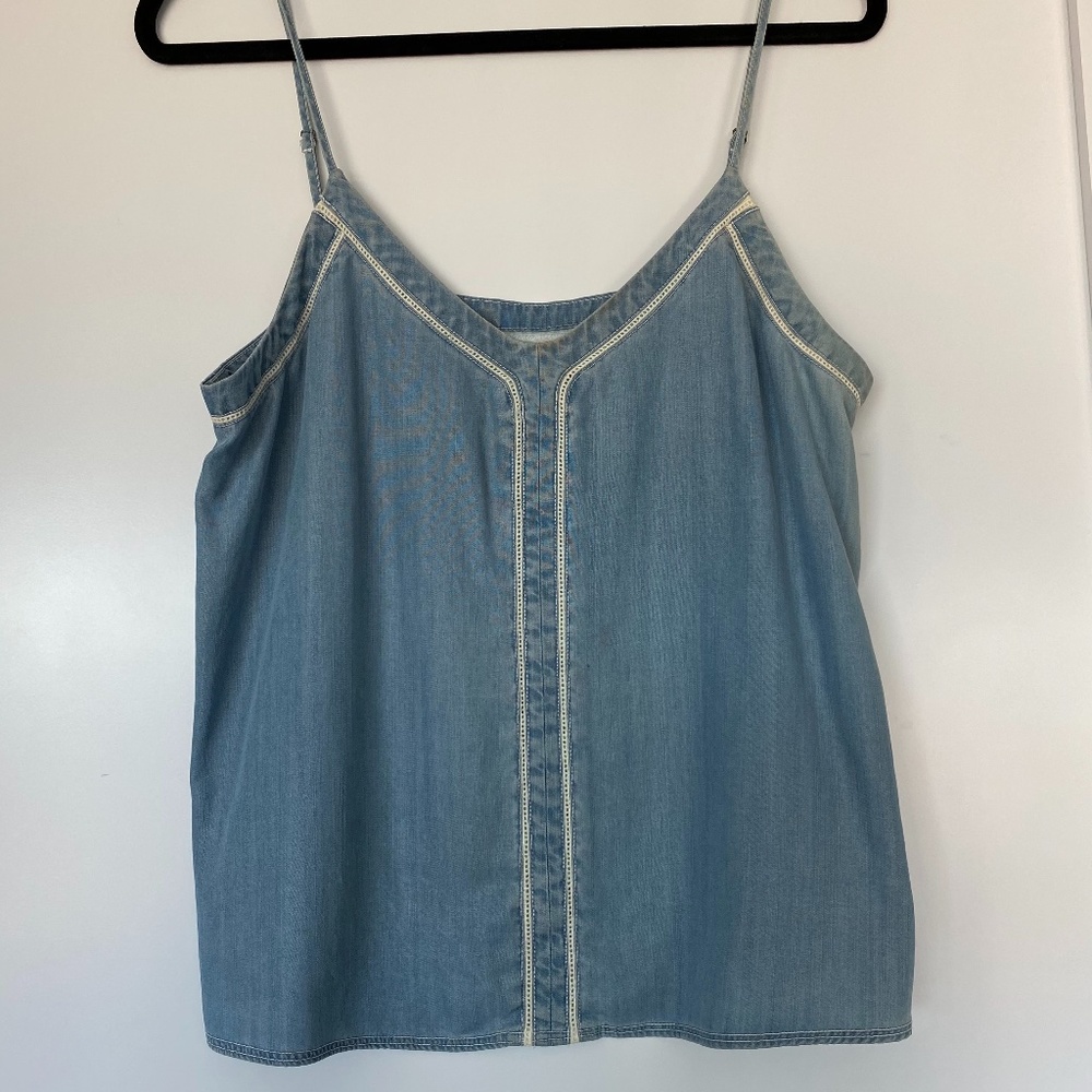 Chambray Tank Top